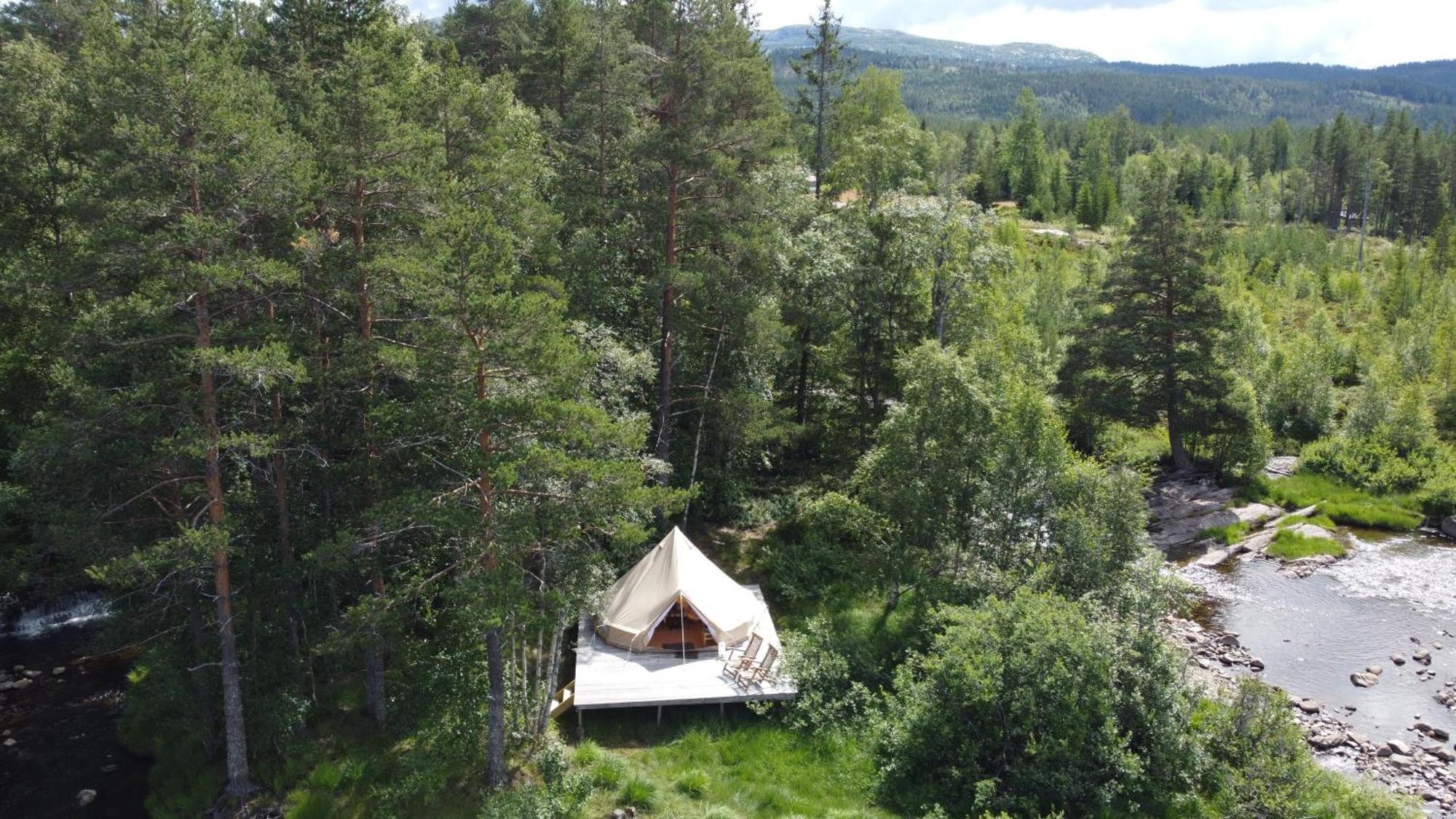 Fossumsanden Camping Og Hytter Fyresdal Exterior photo