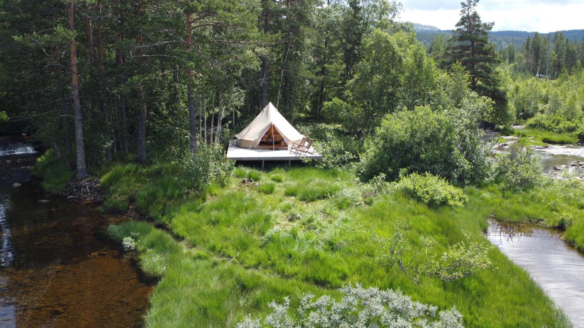 Fossumsanden Camping Og Hytter Fyresdal Exterior photo